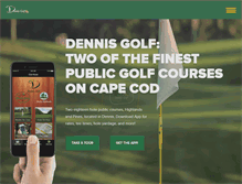 Tablet Screenshot of dennisgolf.com